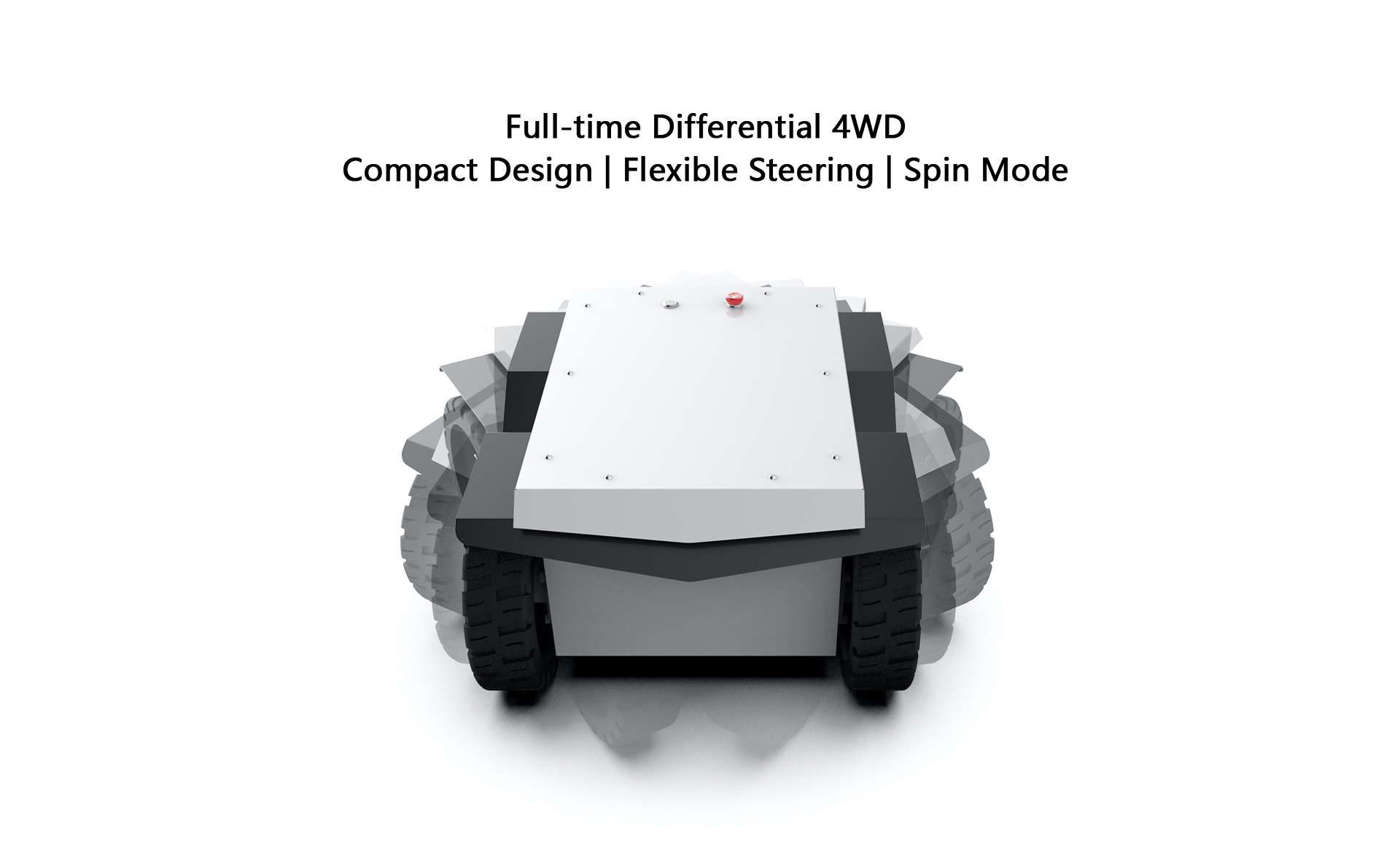 YUHESEN differential steering UGV DGT-01M robot platform